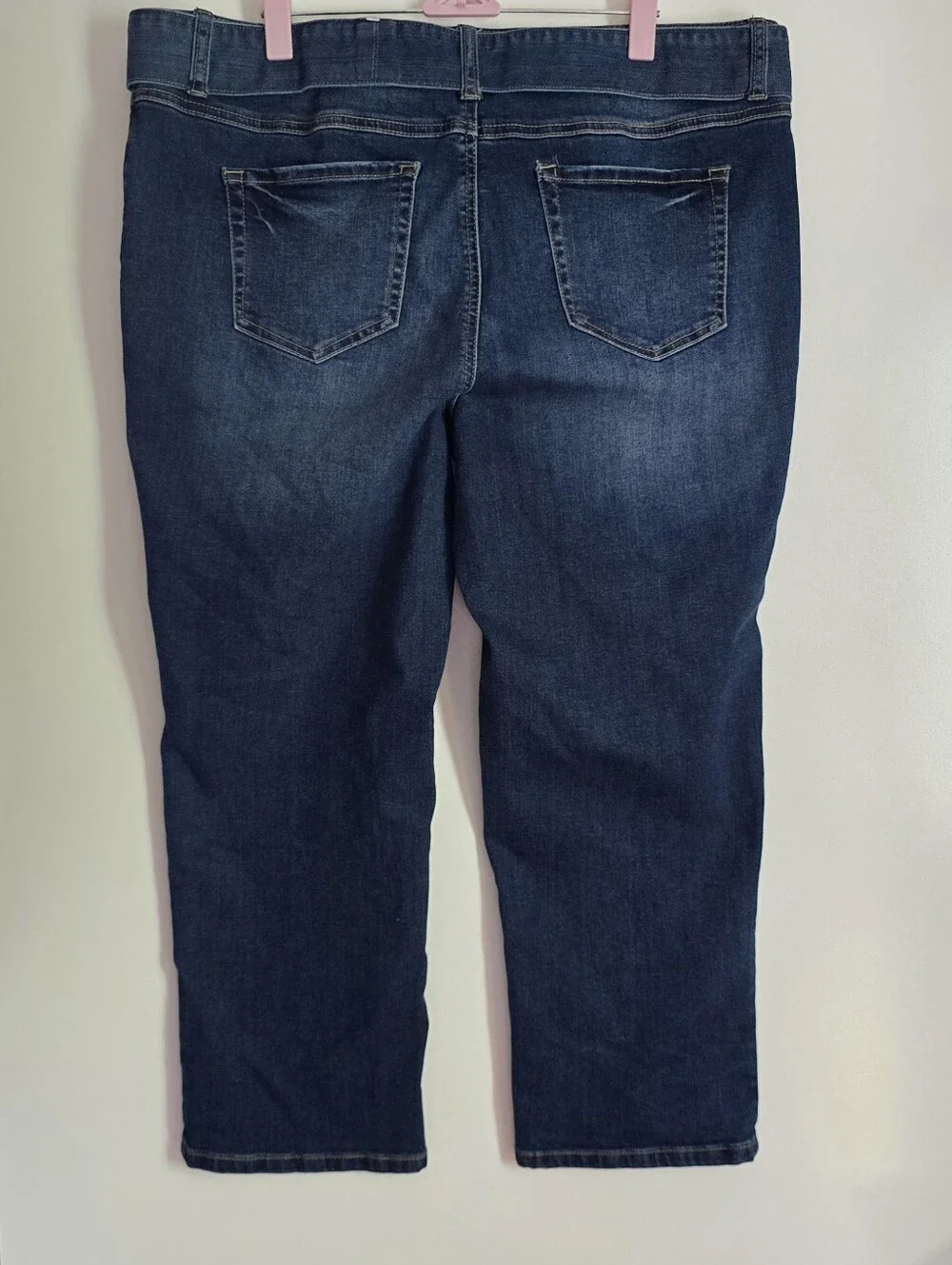 Est. 1946 Rhinestone Tie Waist Capri Jeans | Size 16